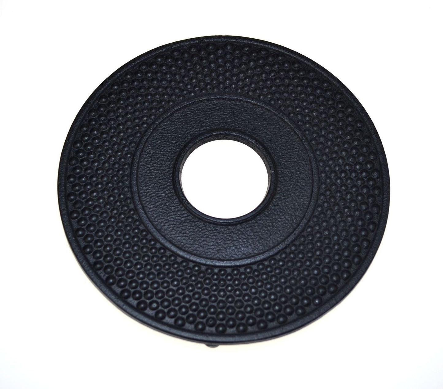 Teaology Cast Iron Hobnail Trivet - Black