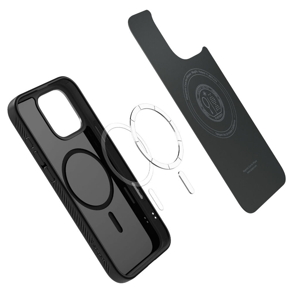 Spigen Apple iPhone 16 Pro Liquid Air T Camera Control Button Cover (MagFit) Case - Black