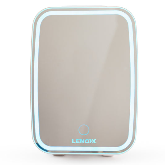 Lenoxx 4L Beauty Cosmetic Fridge with Mirror (White)