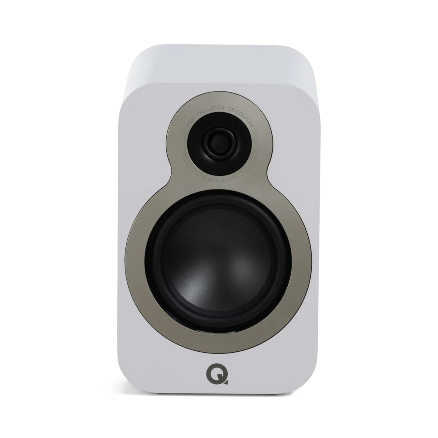 Q Acoustics 3030c Standmount Speakers Satin White Pair