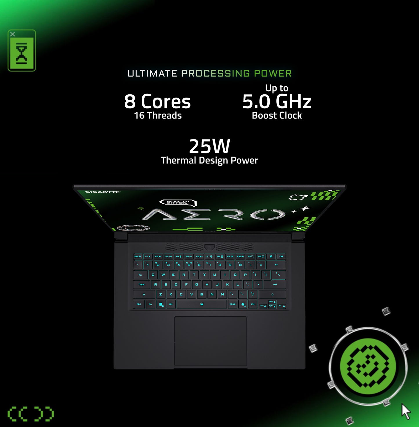 GIGABYTE AERO X16 | RTX 5060 | Ryzen Al 7 350 | Gaming Laptop