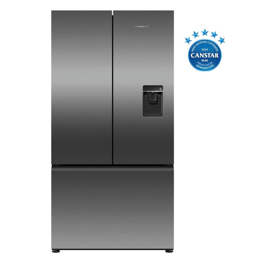 Fisher & Paykel RF610ANUB5 569L French Door Fridge (Black Stainless Steel)