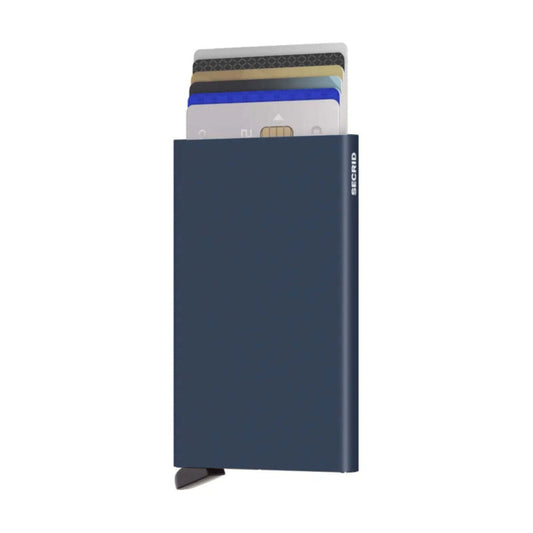 Secrid Cardprotector Compact RFID Aluminium Cards Wallet Navy