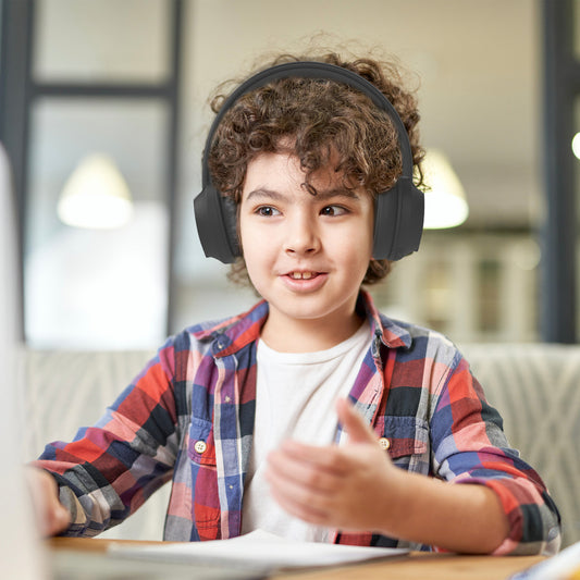 Laser ANC Kids Wireless Headphones Volume-Limited (Black)