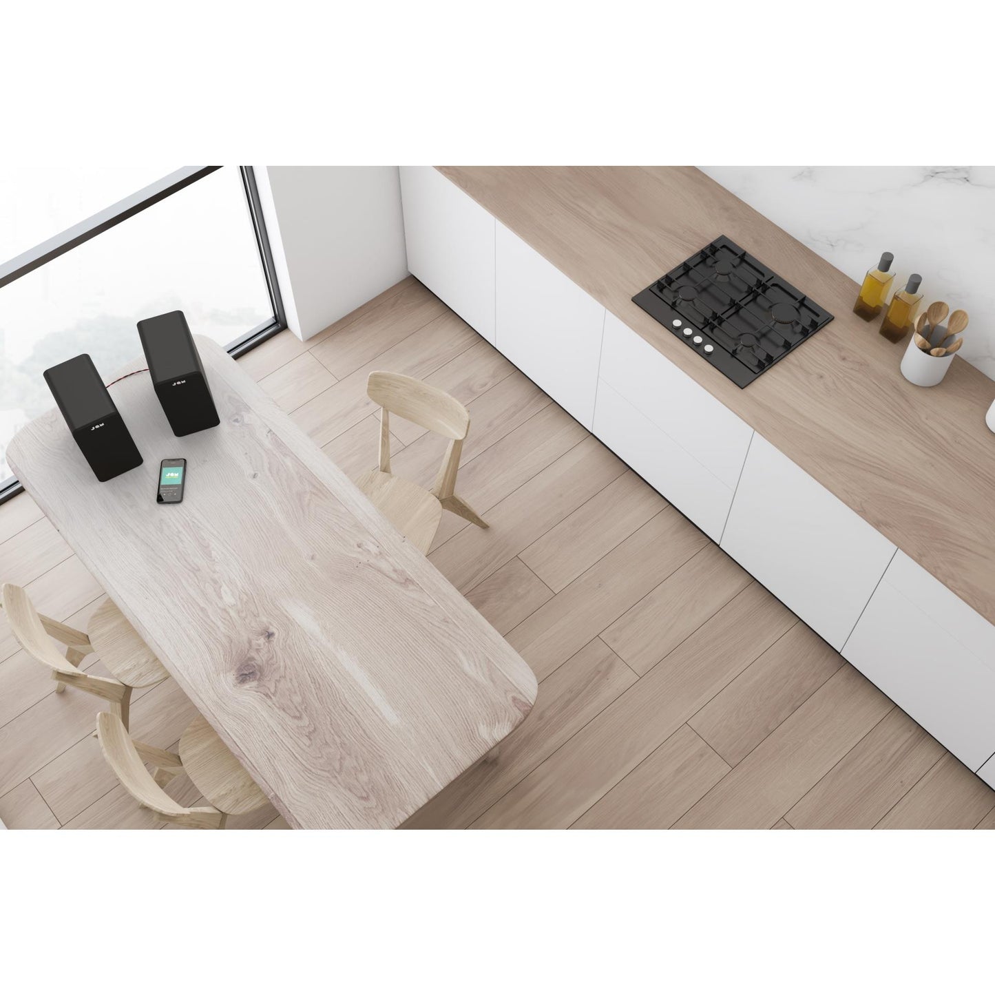 Jam Bookshelf Bluetooth Speakers (Black)