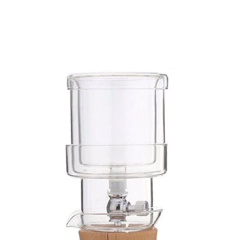 Coffee Culture 400ml/26cm Cold Drip Glass Coffee Maker with Wooden Neck (Clear)