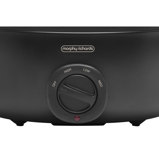 Morphy Richards 6.5L Sear Stew Slow Cooker Variable Heating Matte Black