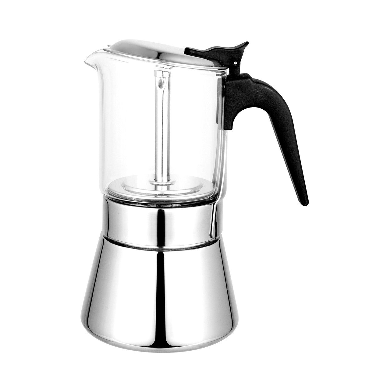 Avanti Como Espresso Maker - 9 Cup - Silver | Stovetop Percolator | Como