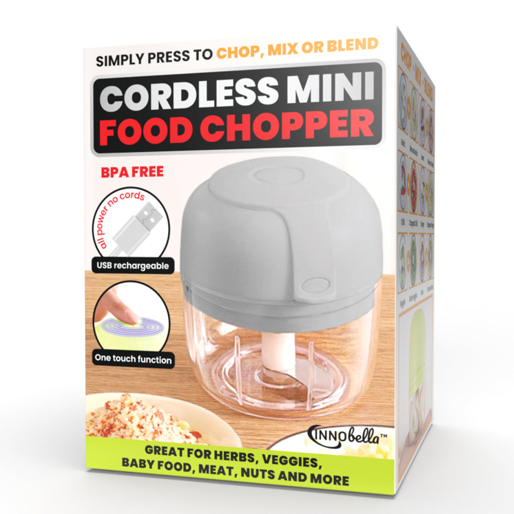 Innobella Cordless Mini Food Chopper 220ml (Green)
