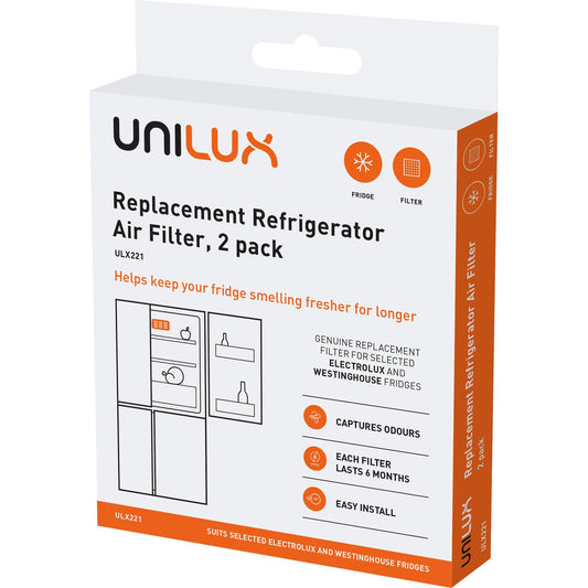 Unilux Replacement Air Filter for Electrolux & Westinghouse Fridges