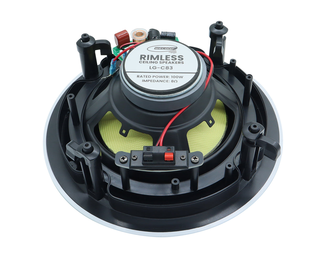 Weconic 8" Rimless Ceiling Speakers 200W 8ohm Commercial Pair LGC83