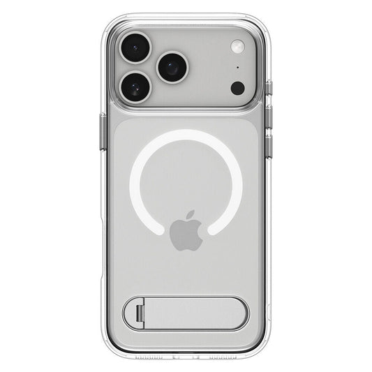 SPIGEN Ultra Hybrid Kickstand MagSafe Case for iPhone 17 Pro Max (Clear White)
