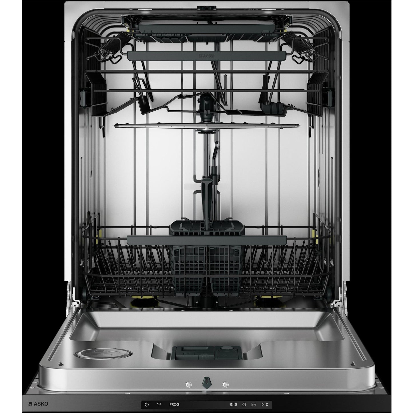 ASKO DBI565IK.BS.AU 16-Place Setting Built-In Logic Dishwasher (Black Steel)