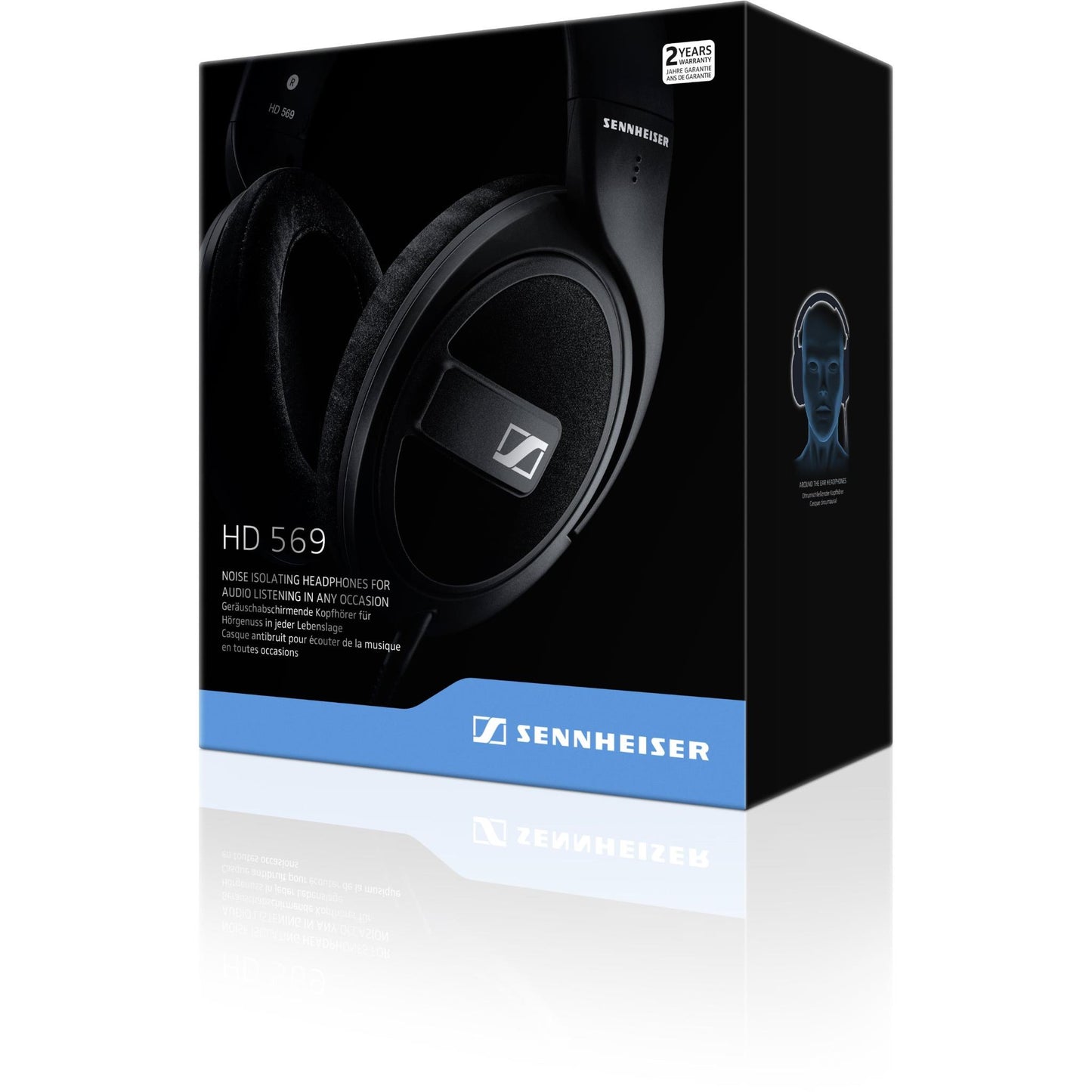 Sennheiser HD 569 Wired Over-Ear Closed Back Headphones