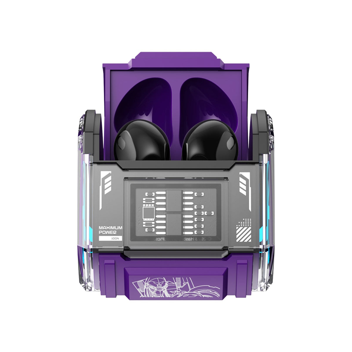 Transformers MG-C03 True Wireless Bluetooth Earbuds (Nightbird Purple)