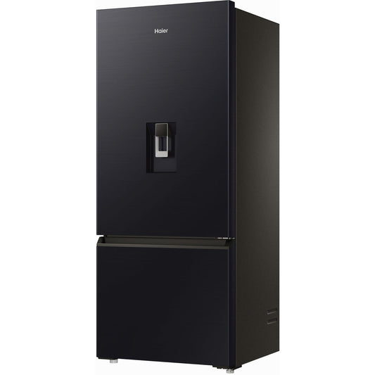 Haier HRF420BHC 431L Bottom Mount Fridge with Water (Black)