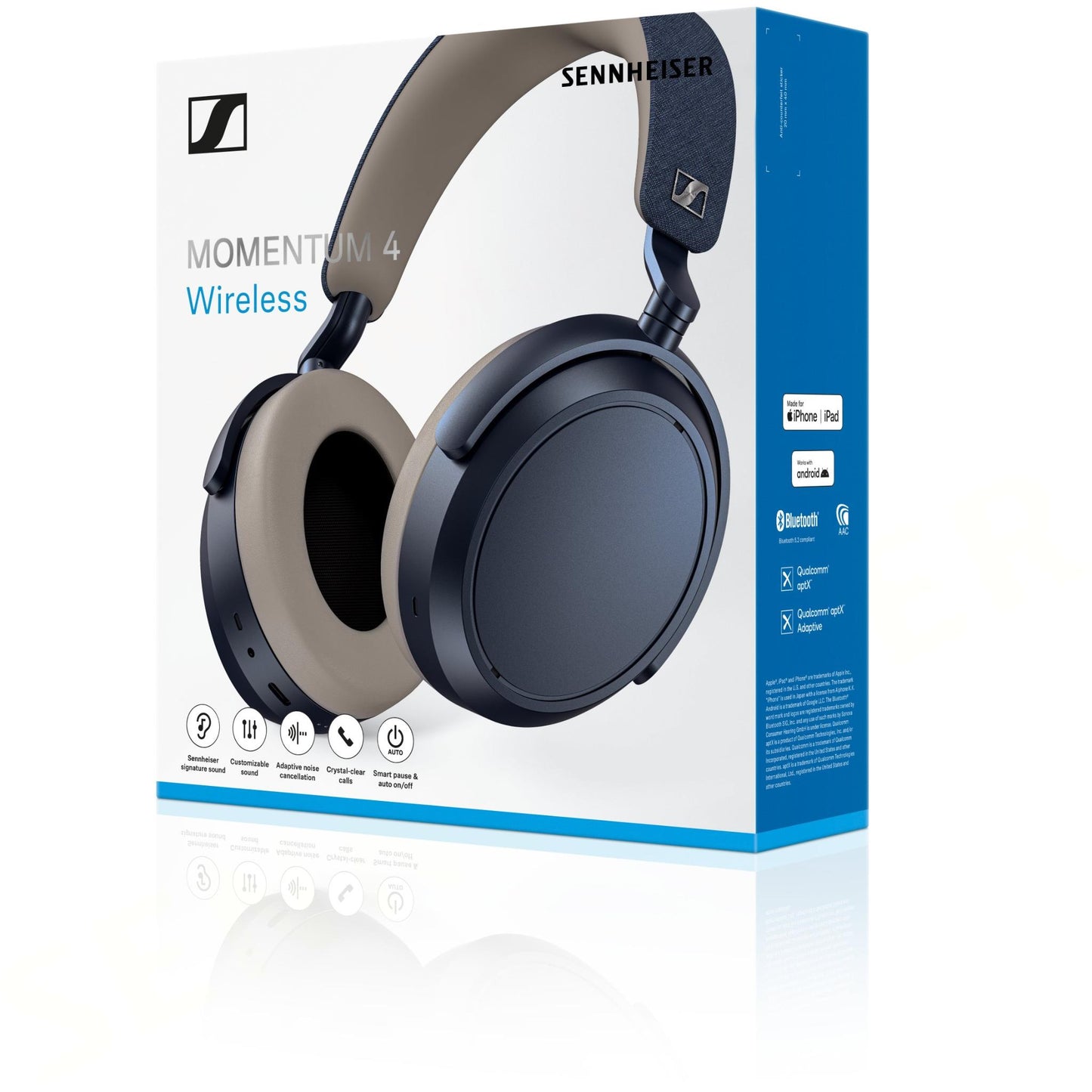 Sennheiser Momentum Wireless 4 (Denim) Over-Ear ANC Headphones