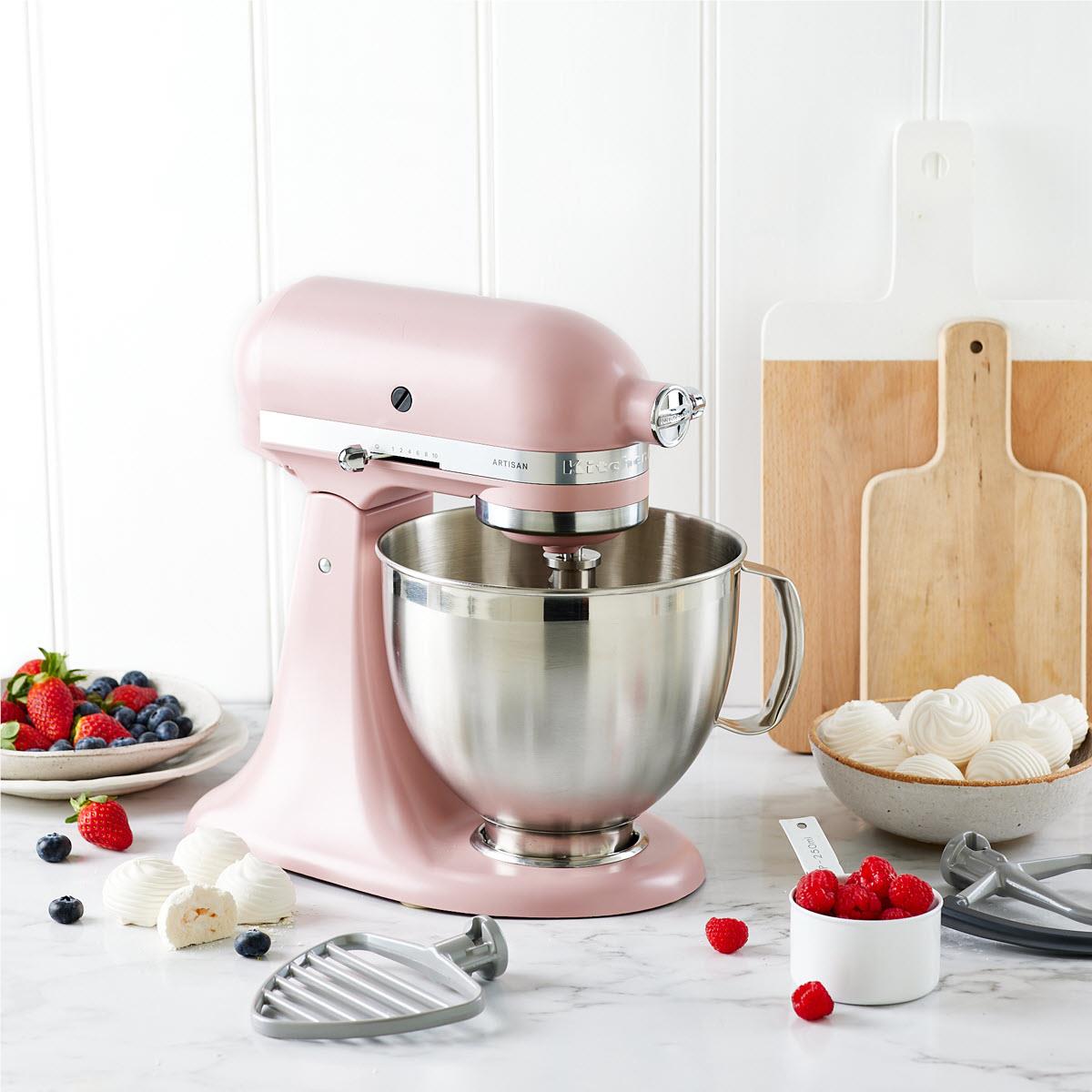 KitchenAid KSM195 4.8L Artisan Stand Mixer (Dried Rose)