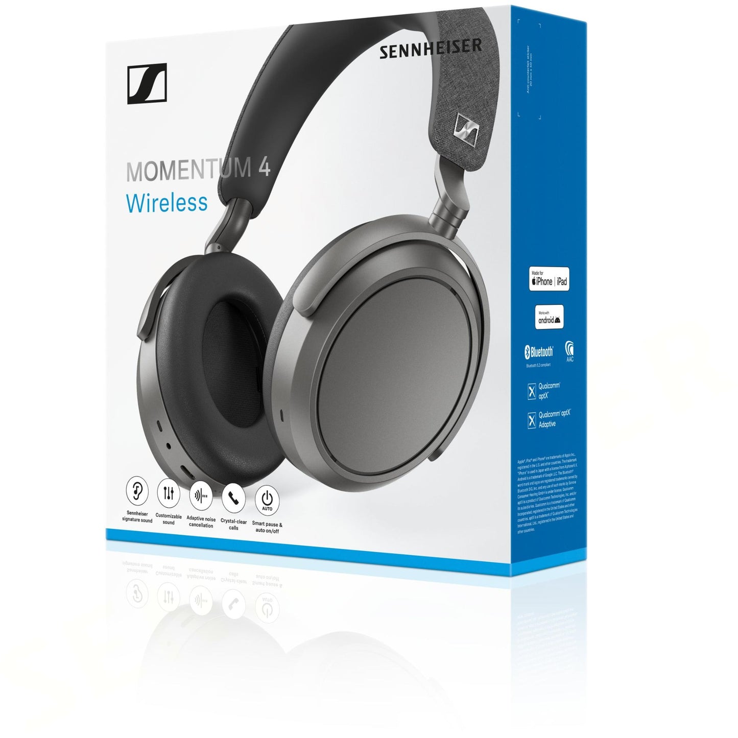 Sennheiser Momentum Wireless 4 (Graphite) Over-Ear ANC Headphones