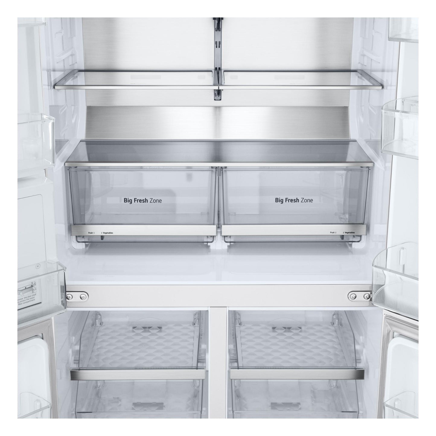 LG GF-L700MWH 637L French Door Fridge (Matte White)
