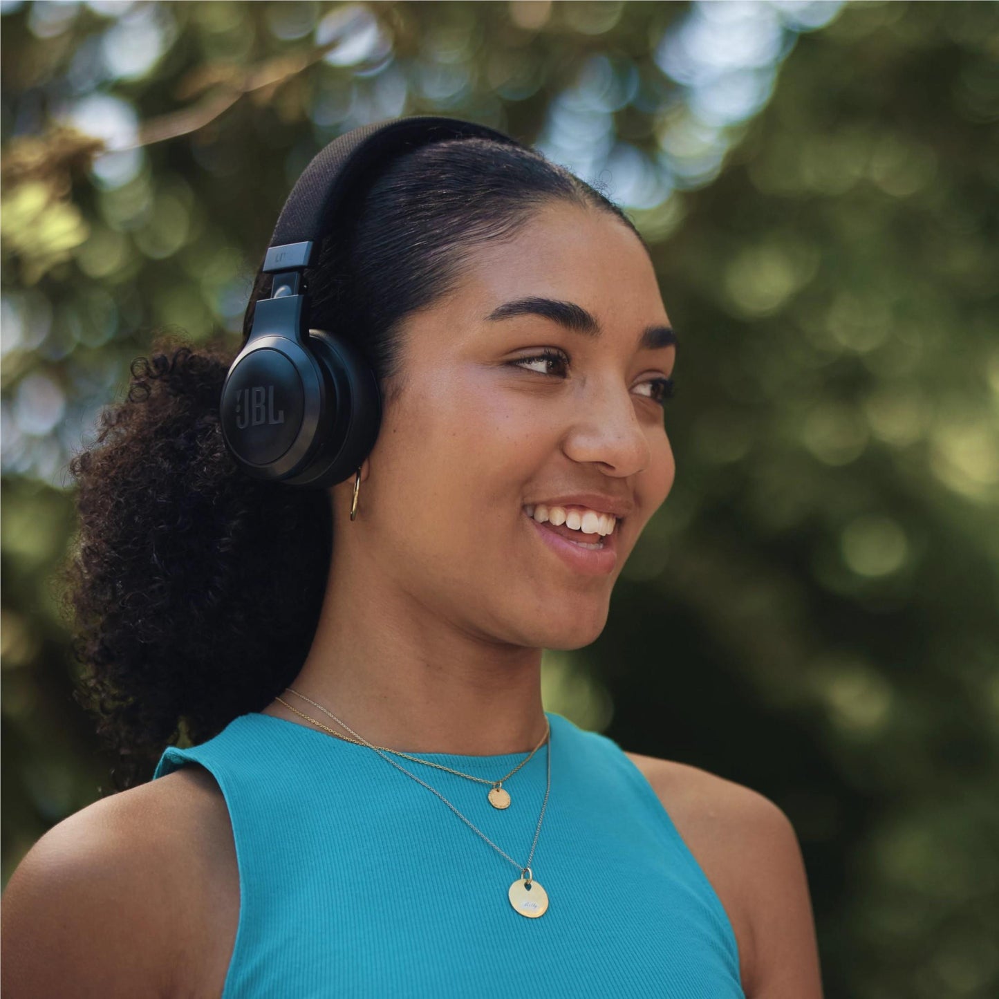 JBL Live 670 Wireless True Adaptive Noise Cancelling On-Ear Headphones (Black)