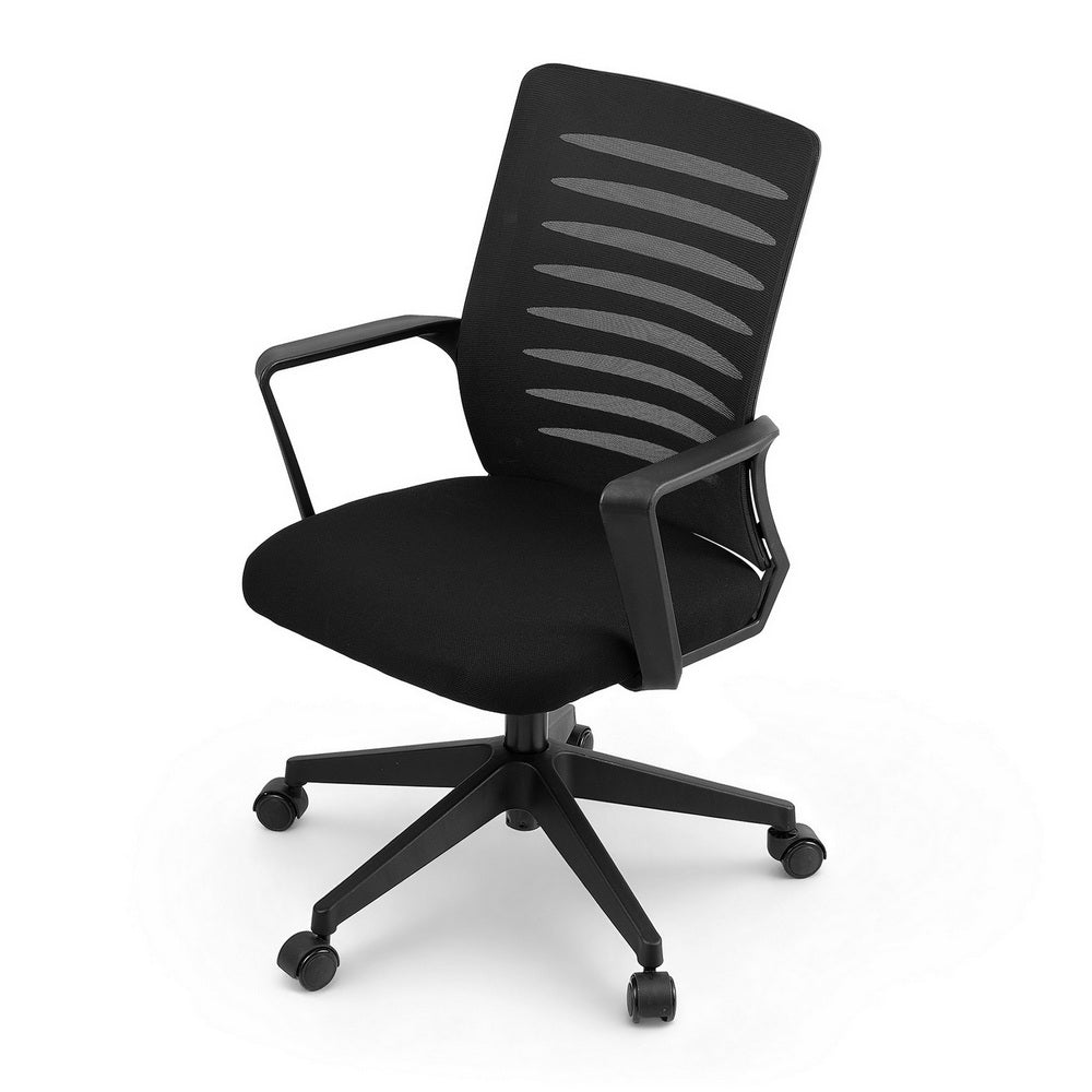 Artiss Ergonomic Office Chair Mesh Computer Desk Chairs with Lumbar Support (Black)