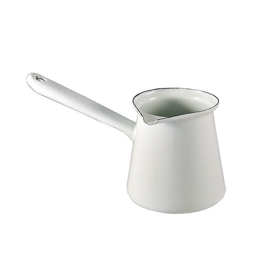 Urban Style 6cm Enamel 500ml Turkish Coffee Pot (White)