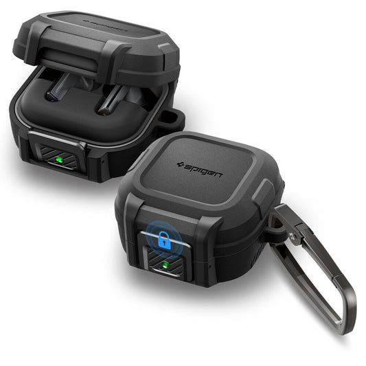 Spigen Galaxy Buds 4 Pro Lock Fit Case (Black)