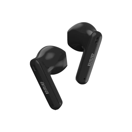 AIWA In-Ear Budstem Bluetooth Earbuds (Black)