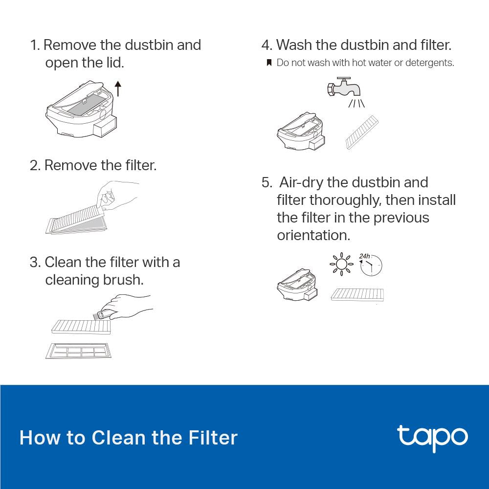 TP-Link Tapo Robot Vacuum Replacement Kit