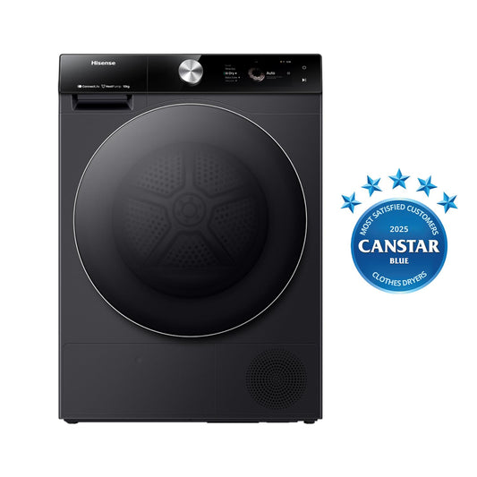 Hisense HDFS10HPB 10kg Series 9 Pump Dryer (Charcoal Black)