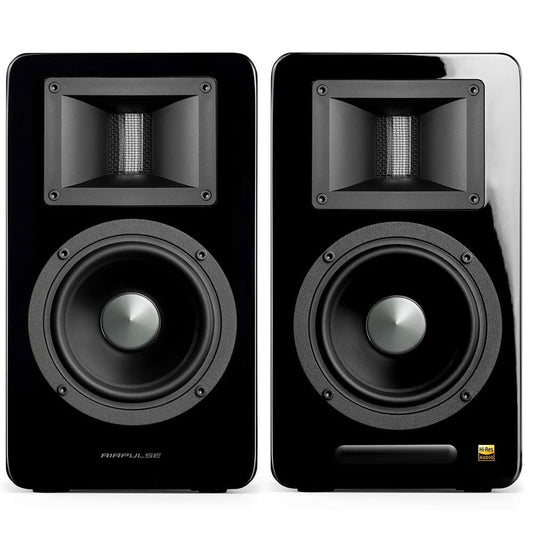 Airpulse A100 Wireless Active Miniature Speakers (Black)