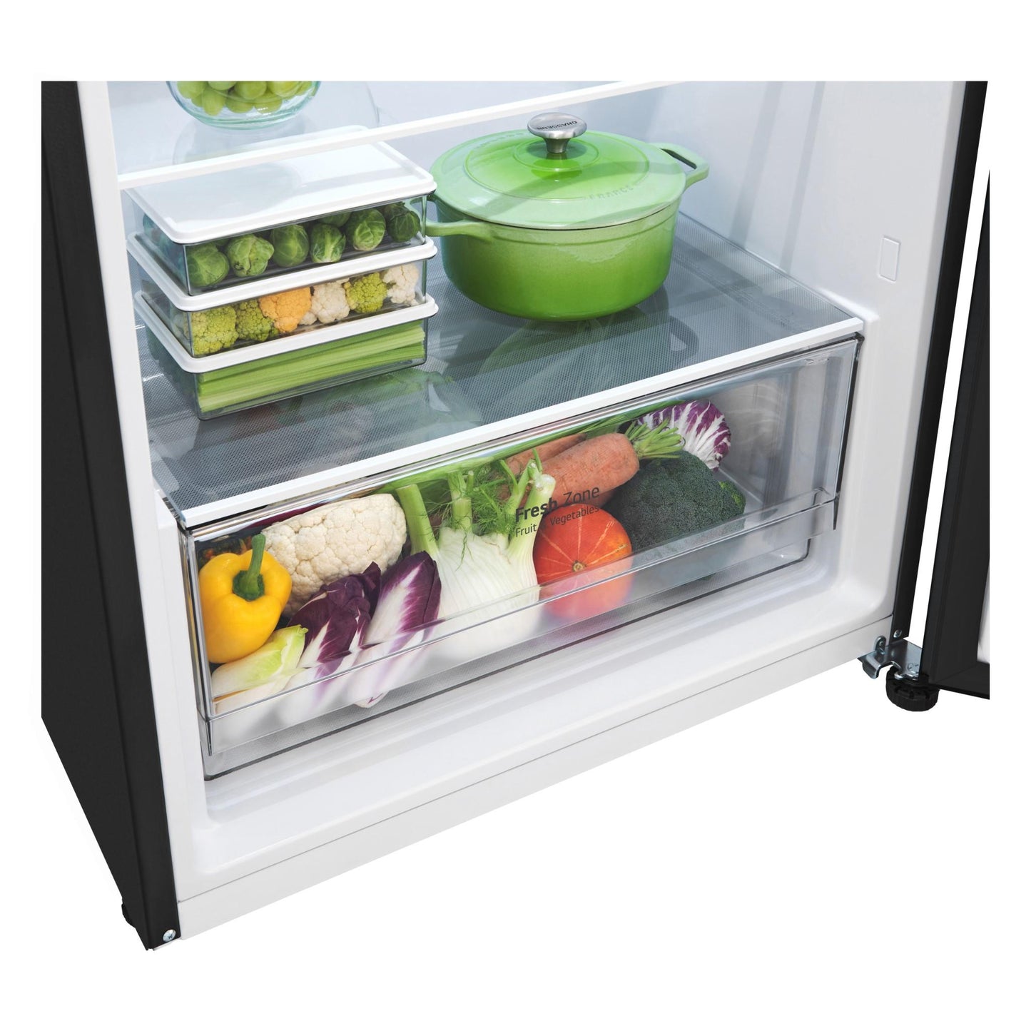 LG GT-5MB 375L Top Mount Fridge (Matte Black)
