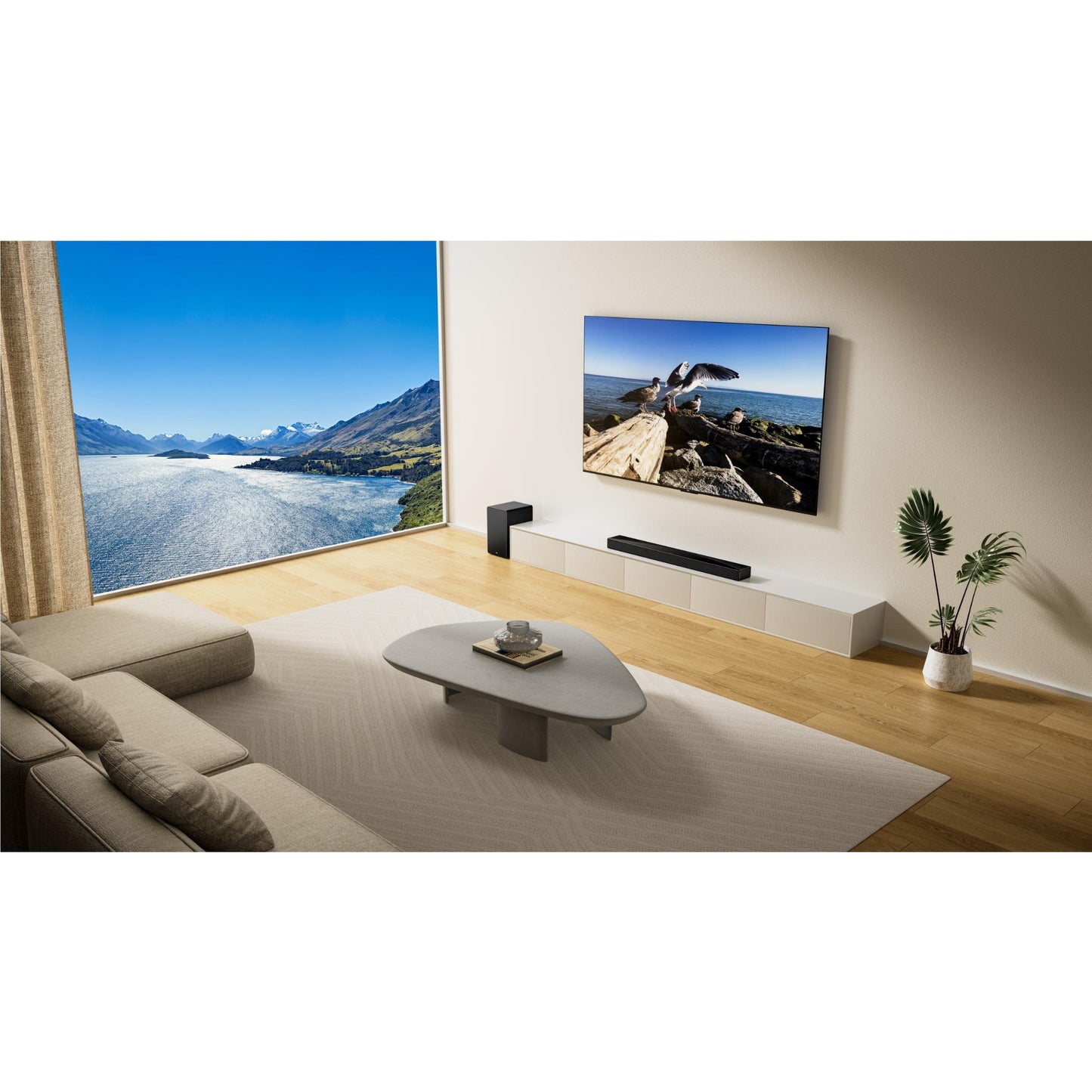 TCL Q75H 620W 5.1.2ch Dolby Atmos Soundbar with Wireless Subwoofer