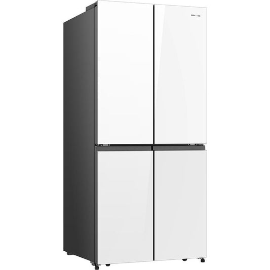 Hisense HRCD483G 483L PureFlat French Door Refrigerator (White Glass)