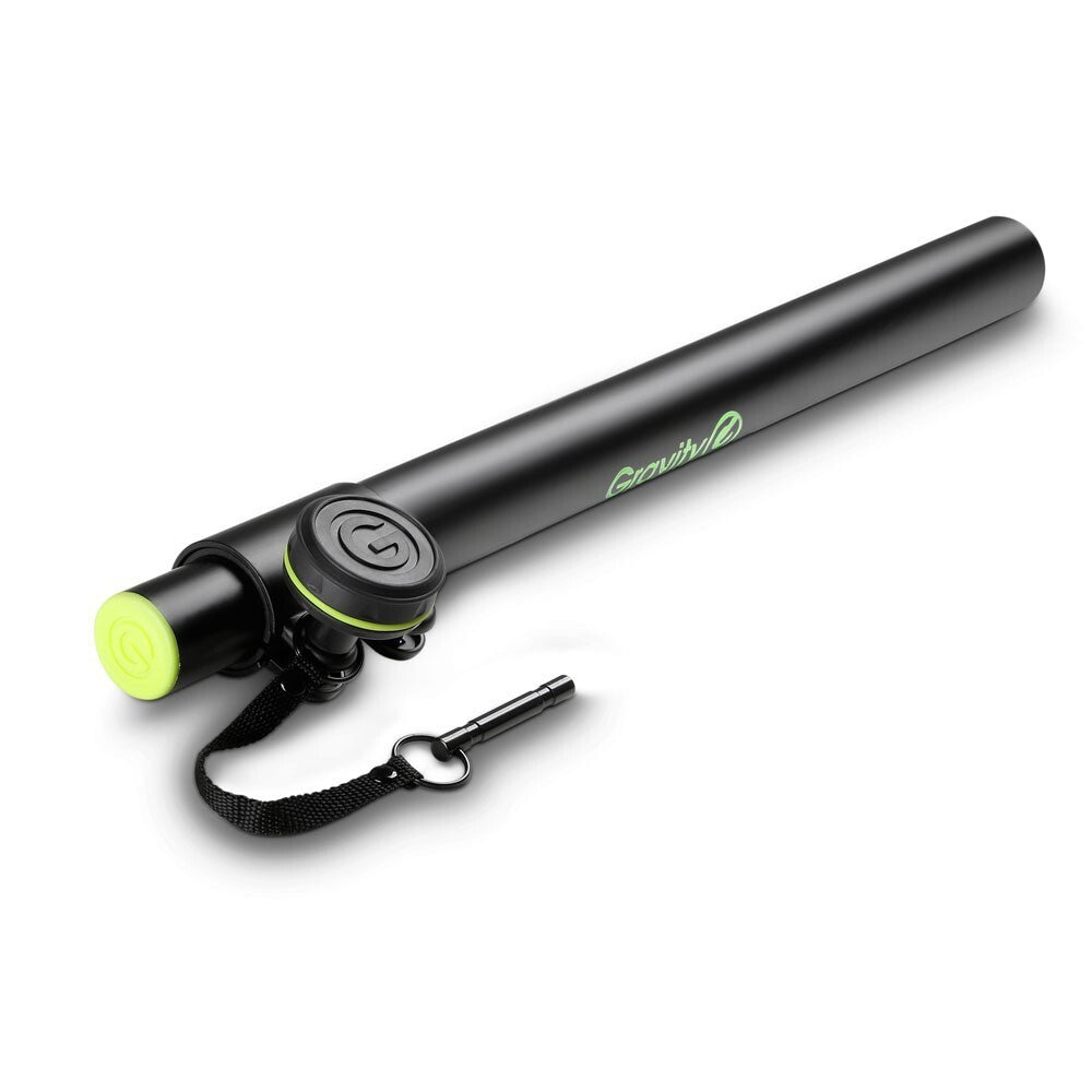 Gravity SP2332TPB Two Part Steel Pole/Stand 35mm to M20 1400mm For Speaker Black