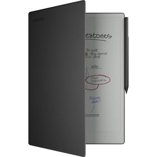 reMarkable Paper Pro with MarkerPlus and BookFolio Pro Leather (Black)
