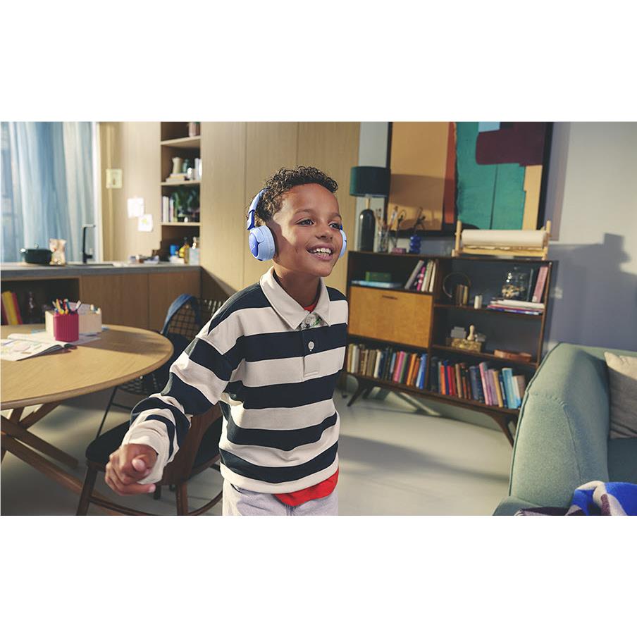JBL JUNIOR 320BT Wireless On-Ear Kids Headphones (Blue)