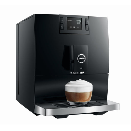 Jura C8 Fully Automatic Coffee Machine (Piano Black)