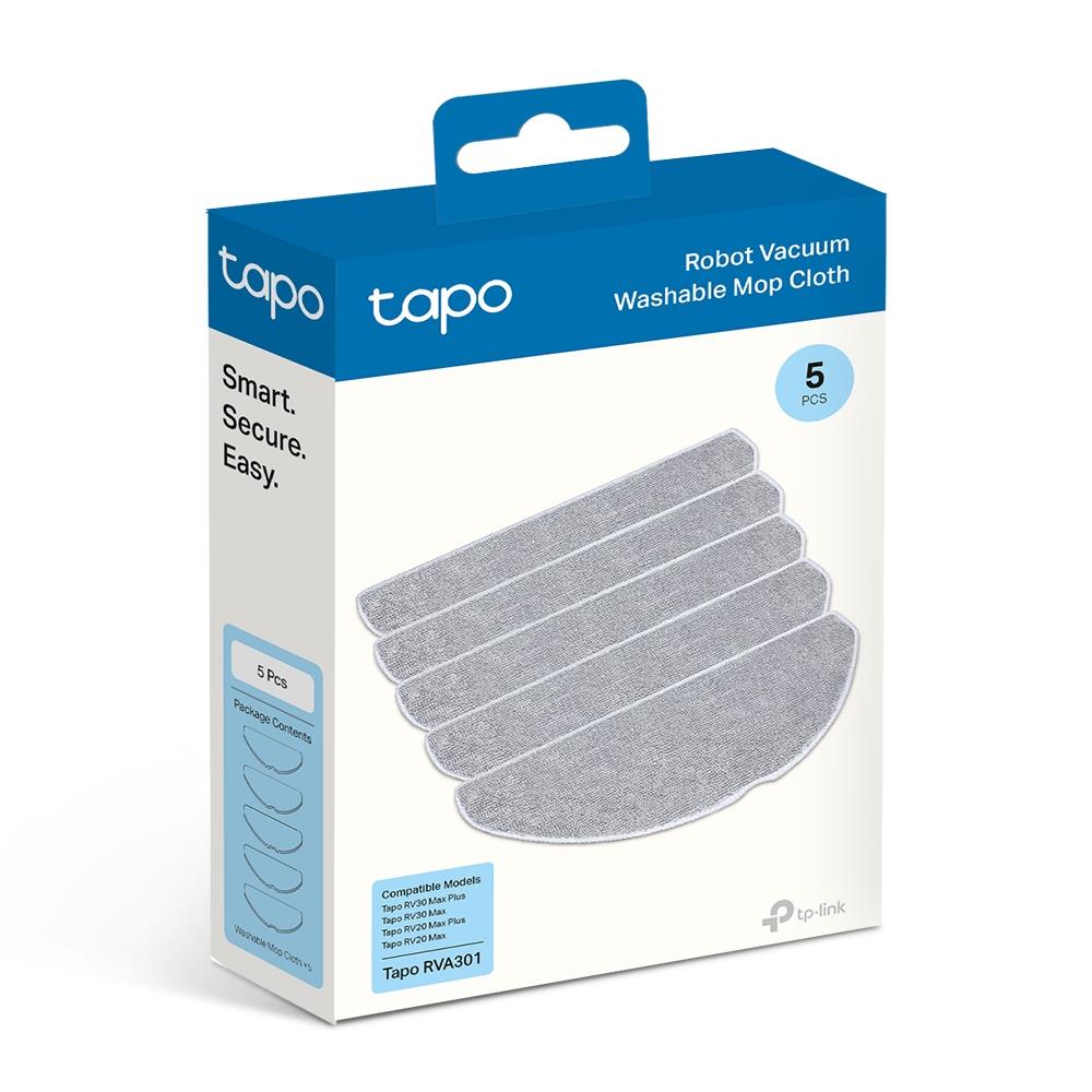 TP-Link Tapo Washable Mop Cloth for RV20/RV30 Max (5 pack)