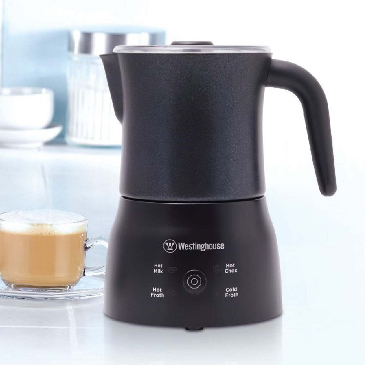 Westinghouse Automatic Electric Milk Frother (Black)