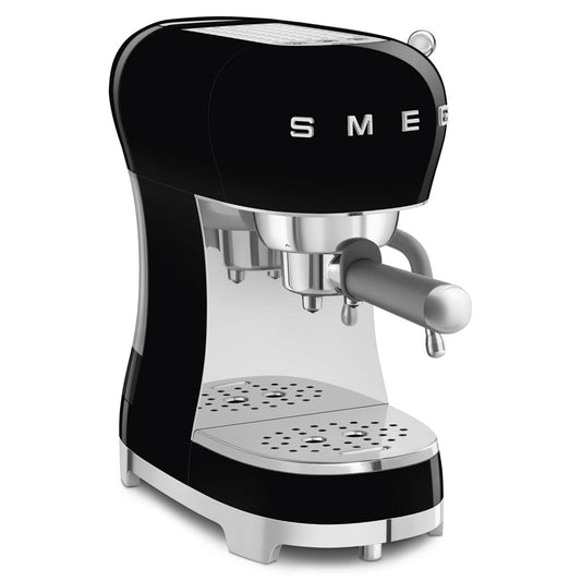 Smeg 50's Style Espresso Manual Coffee Machine (Black)