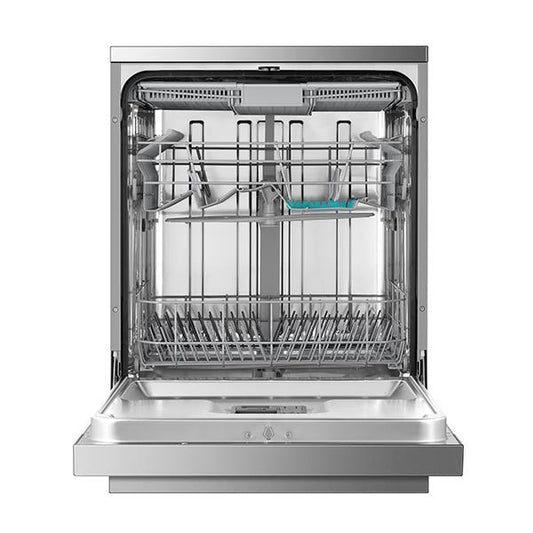 Hisense HSBE15FS 15 Place Setting Freestanding Dishwasher (Silver)