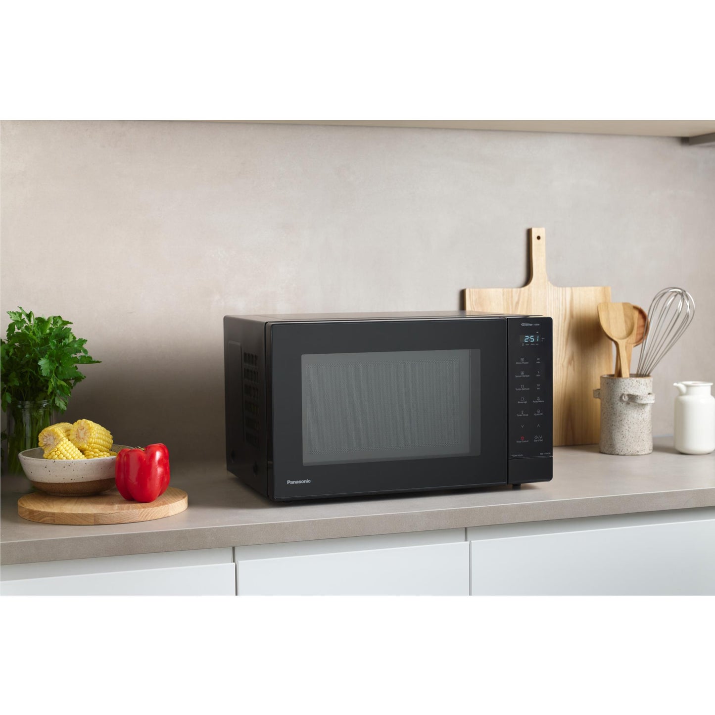 Panasonic 32L Inverter Sensor Microwave Oven (Black)