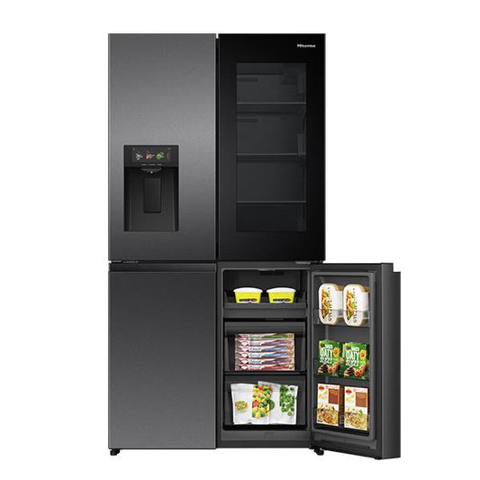 Hisense HRCD615TBWV 615L PureView French Door Fridge (Dark Stainless Steel)
