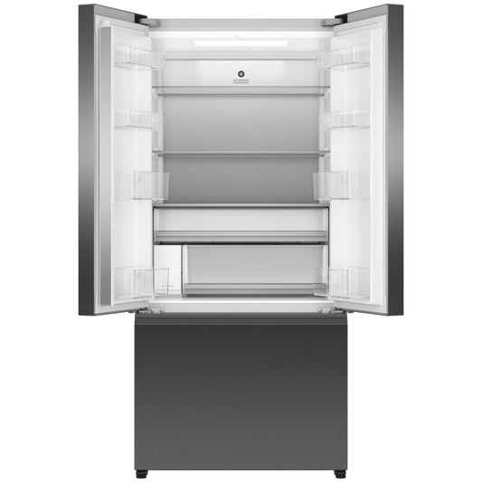 Fisher & Paykel RF505ANUB1 511L Series 7 French Door Fridge (Black Stainless Steel)