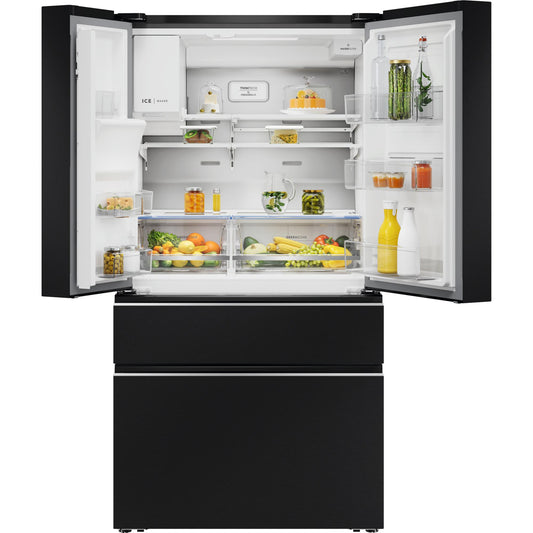 Electrolux EHE6191BB 609L UltimateTaste 900 French door fridge (Matte Black)
