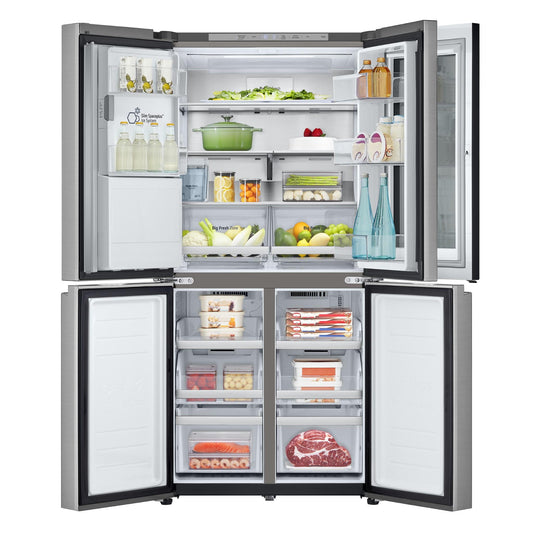 LG GF-VN500PL 508L Slim French Door Fridge with InstaView