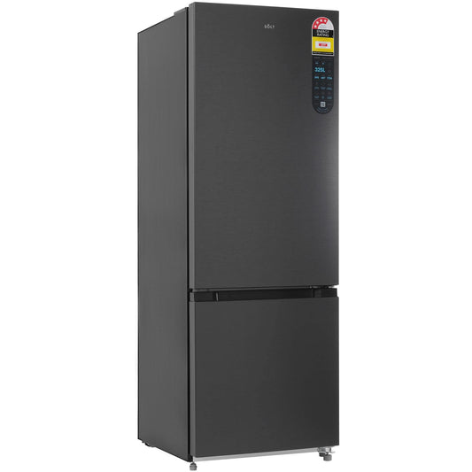 Solt GGSBM325DS 325L Bottom Mount Fridge (Dark Silver)