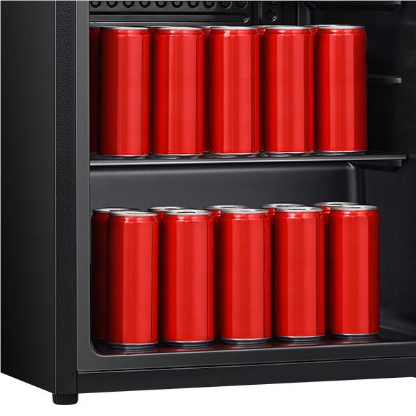 Hisense HRBC113 113 Can Beverage Cooler (Black Glass)